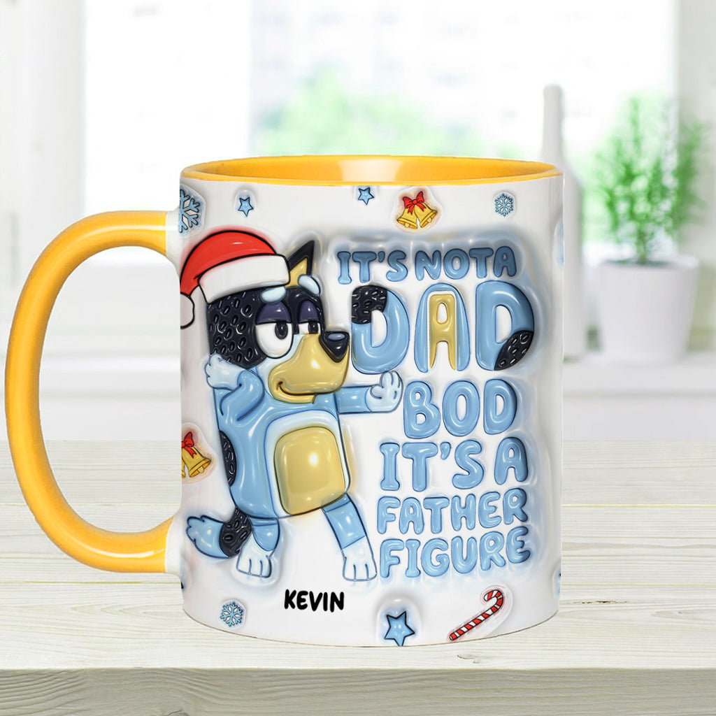 It's Not A Dad Bob - Personalized Father Accent Mug