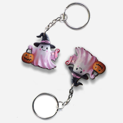Breast Cancer Awareness - Personalized Breast Cancer Awareness Keychain