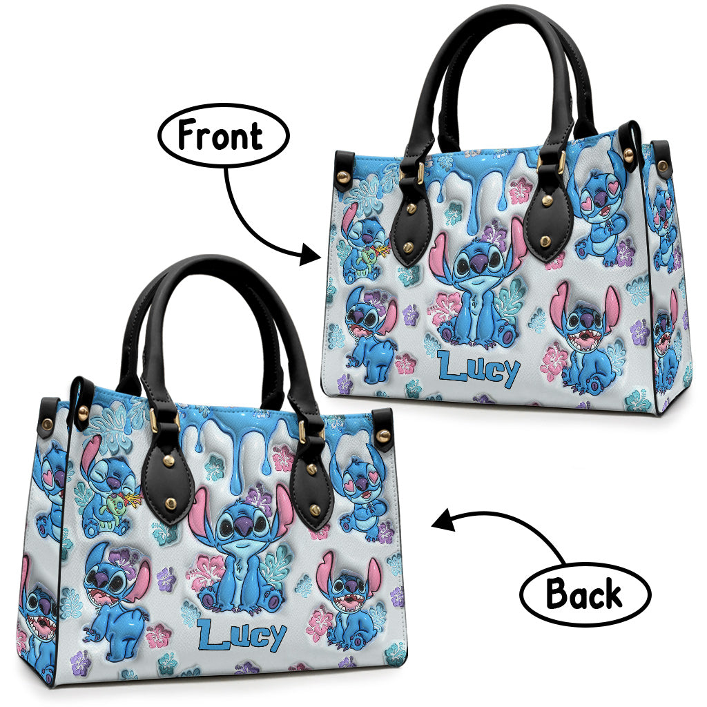 Ohana Means Family - Personalized Ohana Leather Handbag