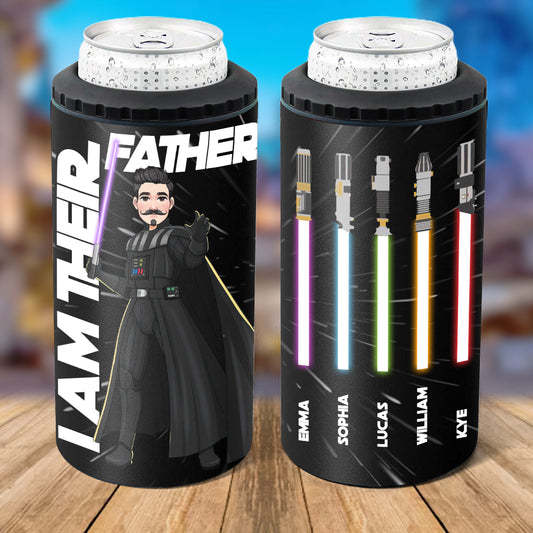 I Am Their Father - Personalized Father Can Cooler
