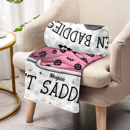 Even Baddies Get Saddies - Personalized Blanket