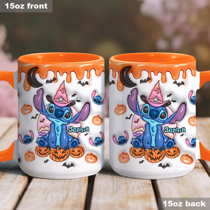 Spooky Vibes - Personalized Ohana Accent Mug