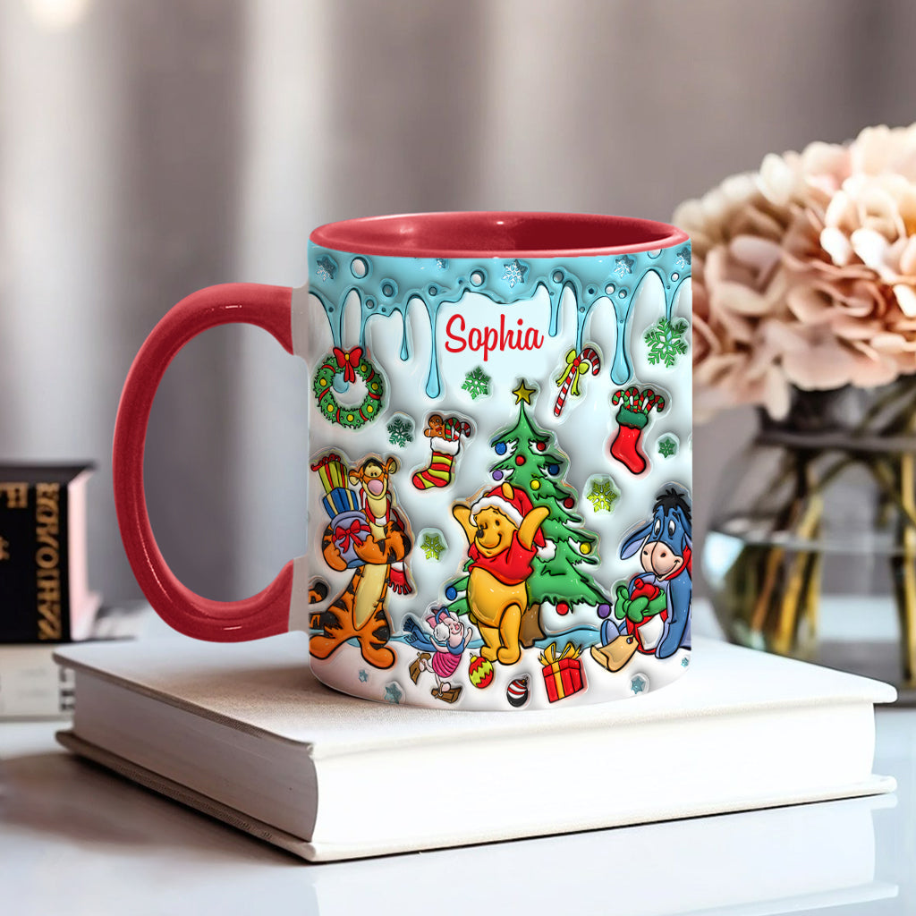 Merry Christmas - Personalized Mouse Accent Mug