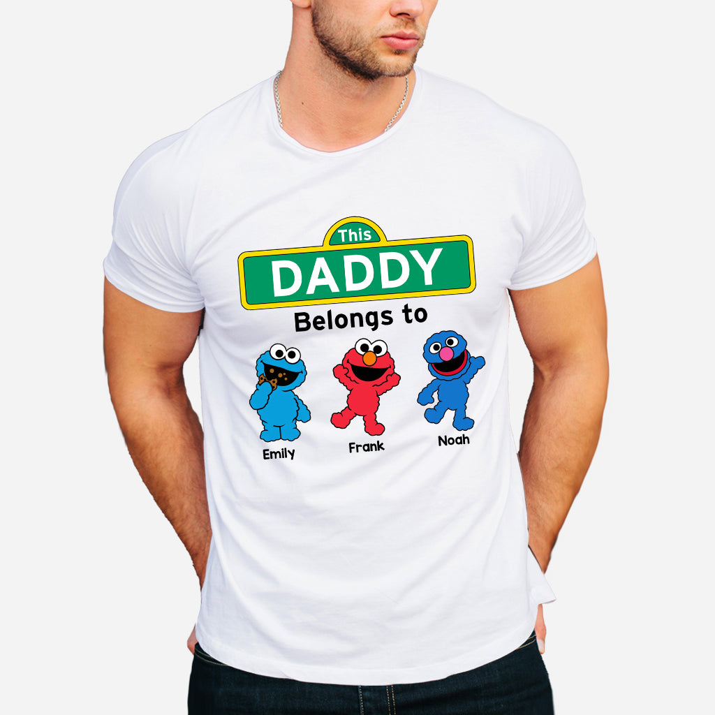 This Daddy/ Dad/ Grandpa... Belongs To - Personalized Father T-shirt And Hoodie