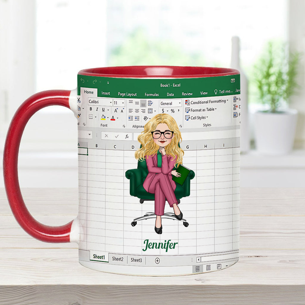 Freak In The Sheet - Personalized Colleague Accent Mug