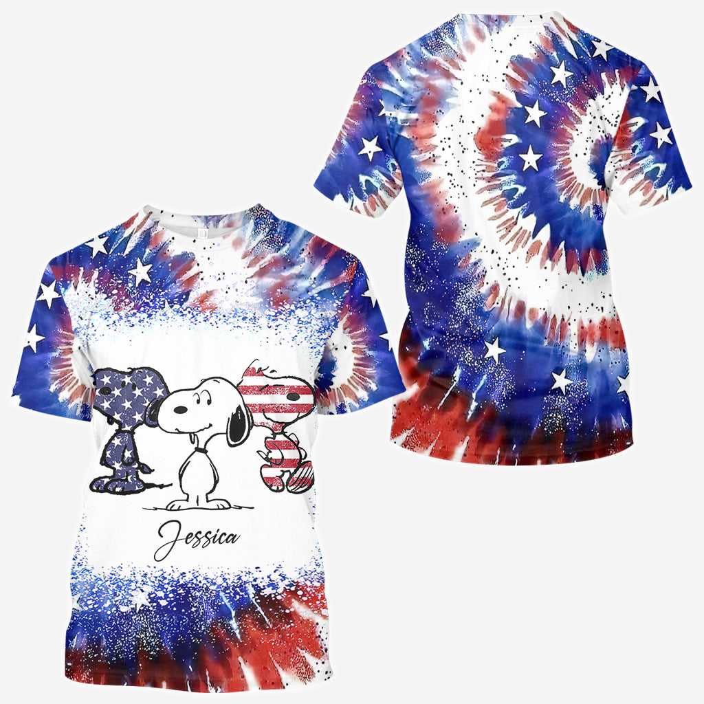 Red White Blue - Personalized All Over Shirt