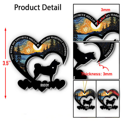 Forever In My Heart - Personalized Dog Ornament