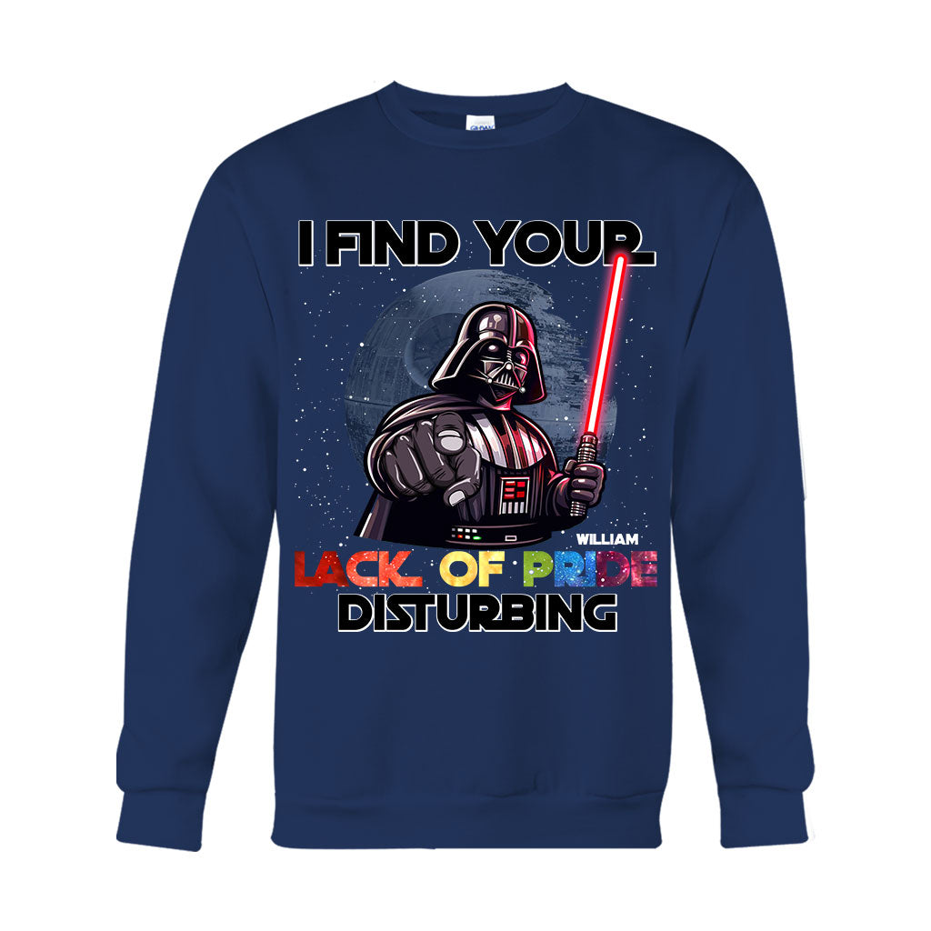 I Find Your Lack of Pride Disturbing - Personalized LGBT Support T-shirt And Hoodie