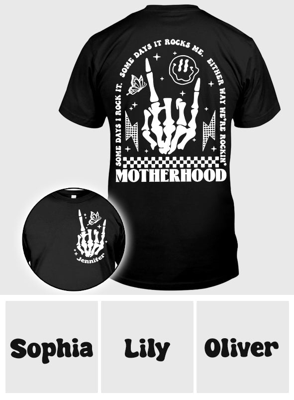 Motherhood - Personalized Mother T-shirt And Hoodie