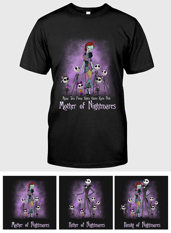 Mother Father Family Of Nightmares - Personalized Nightmare T-shirt And Hoodie