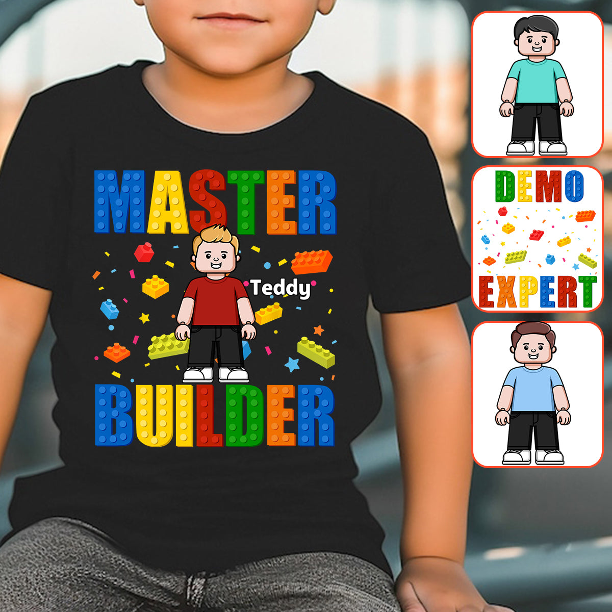 Master Builder - Personalized Kid T-shirt And Hoodie