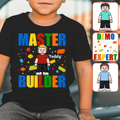 Master Builder - Personalized Kid T-shirt And Hoodie