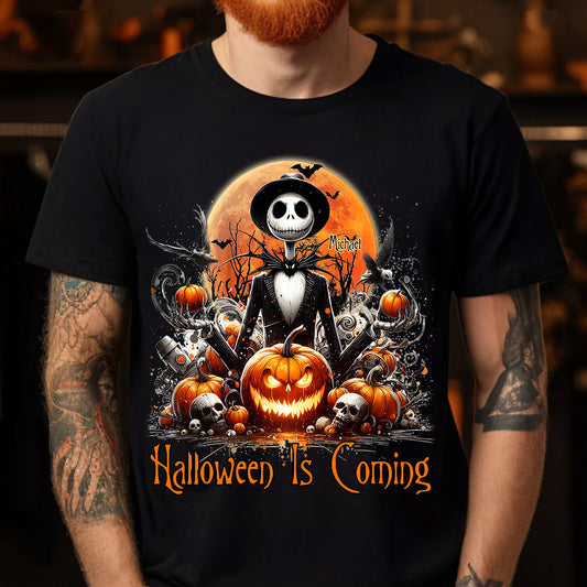 Halloween Is Coming - Personalized Nightmare T-shirt And Hoodie