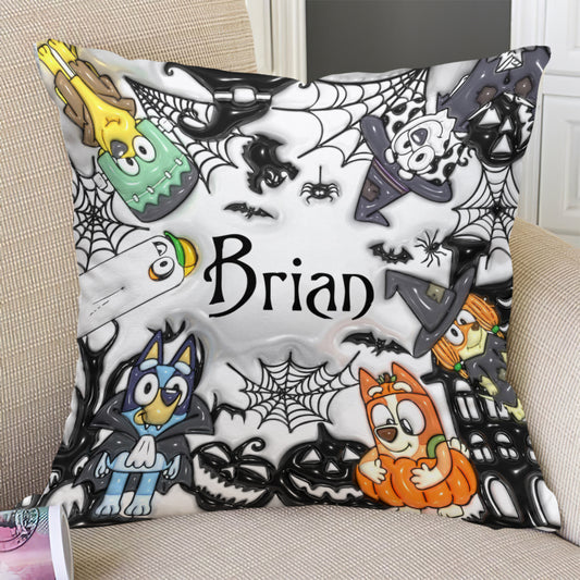 Happy Halloween - Personalized Throw Pillow
