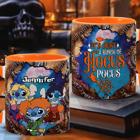 Just A Bunch Of Hocus Pocus - Personalized Ohana Accent Mug