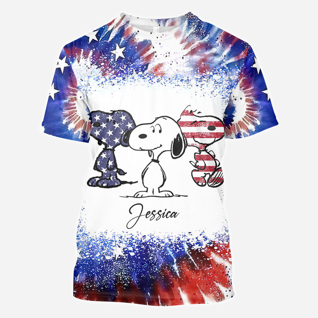 Red White Blue - Personalized All Over Shirt