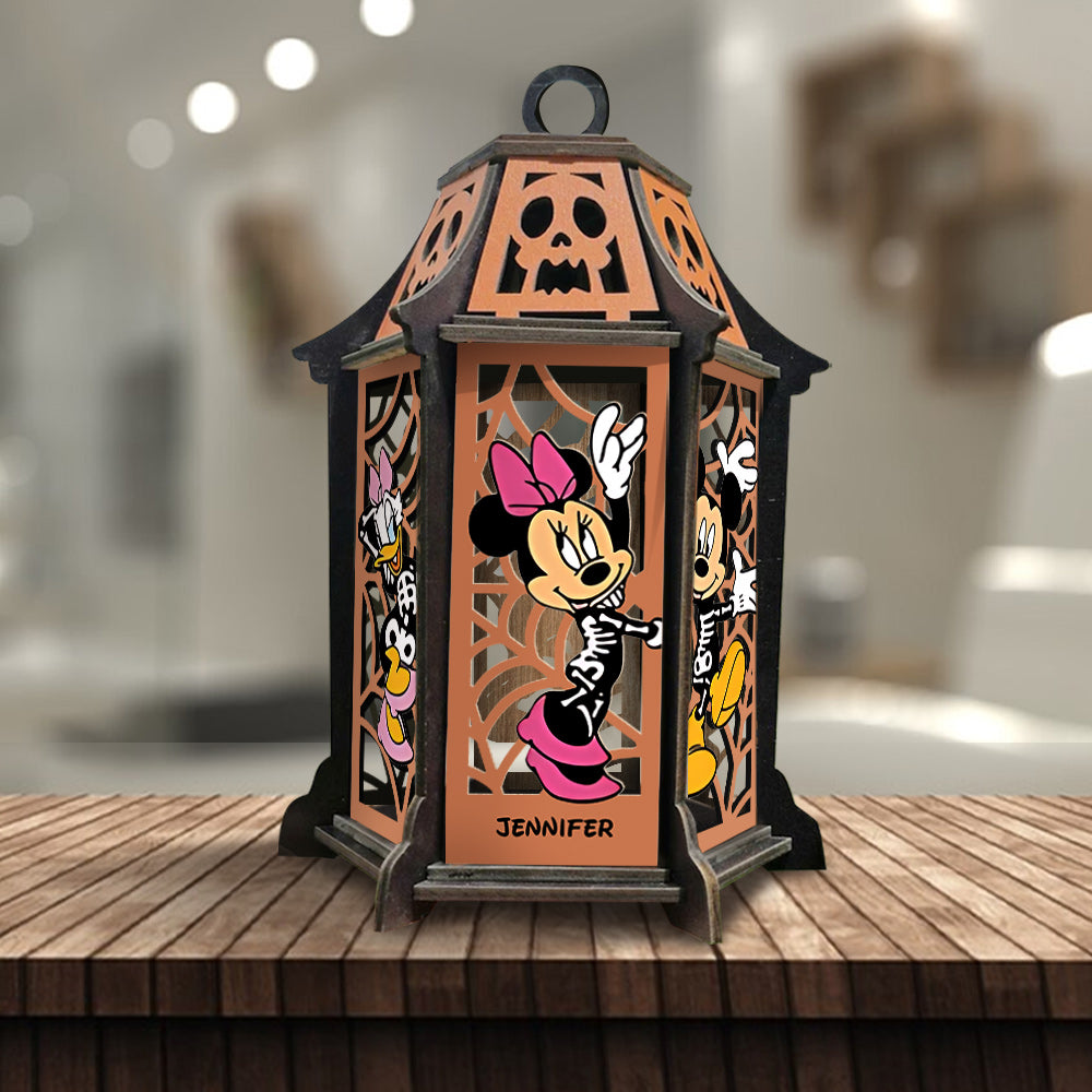 Happy Halloween - Personalized Mouse Laser Cut Lantern