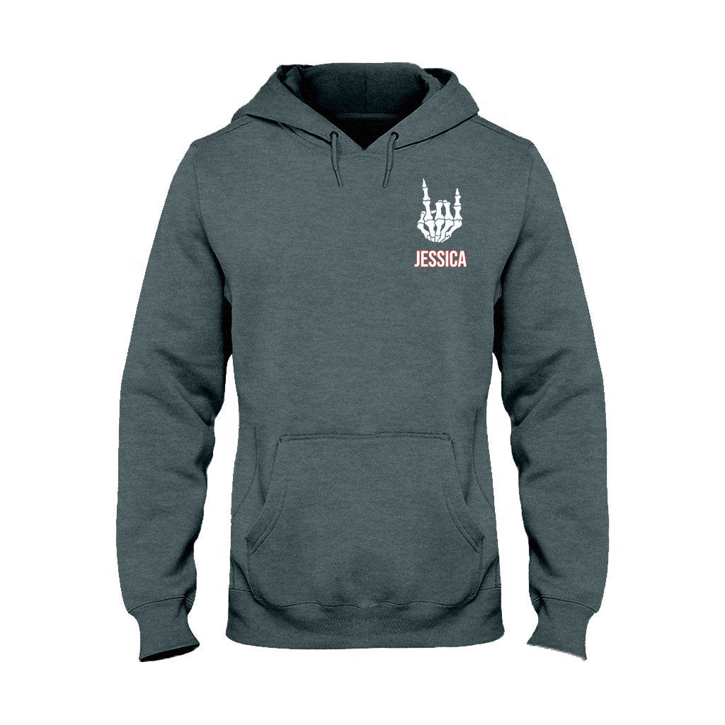 Sleep Deprived Barely Alive - Personalized Sarcasm T-shirt And Hoodie