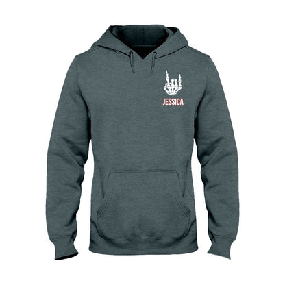 Sleep Deprived Barely Alive - Personalized Sarcasm T-shirt And Hoodie