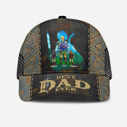 Best Dad Ever - Personalized The Hero's Legend Classic Cap