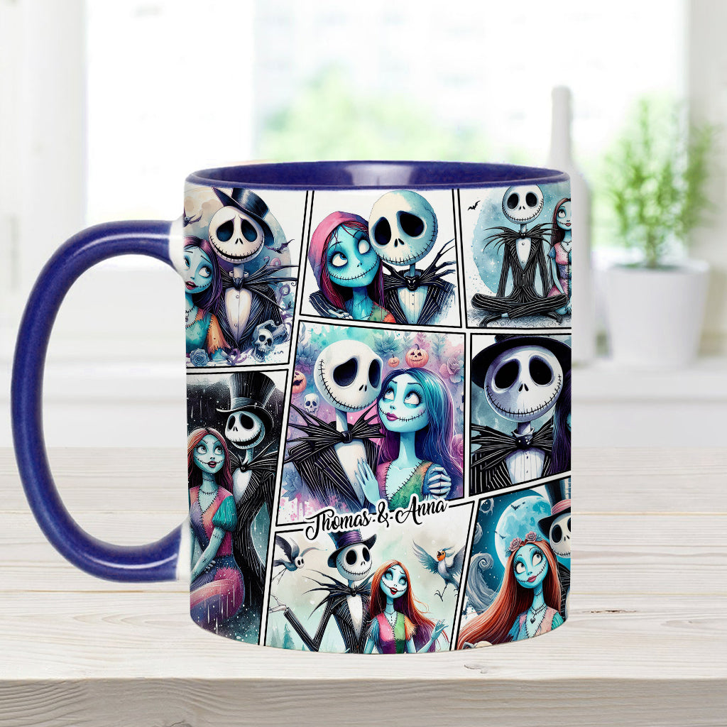 We're Simply Meant To Be - Personalized Nightmare Accent Mug
