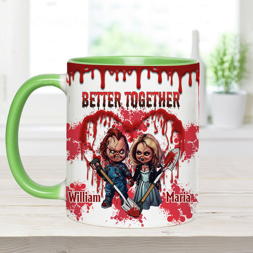 Better Together - Personalized Couple Accent Mug