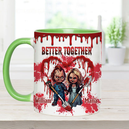 Better Together - Personalized Couple Accent Mug