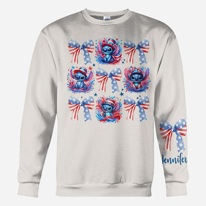 Land of Liberty Ohana - Personalized Ohana All Over Shirt