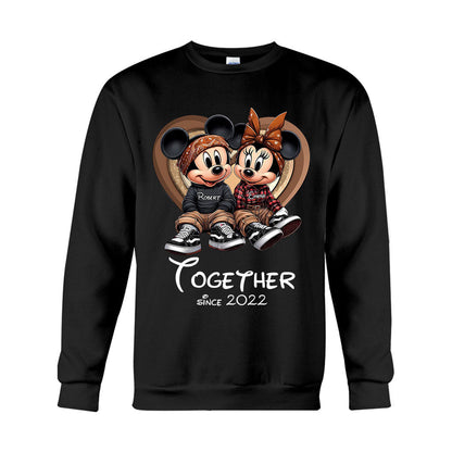 Chicano Couple Together Since - Personalized Mouse T-shirt And Hoodie