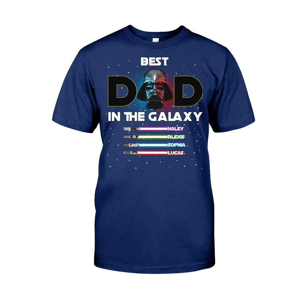 Best Dad In The Galaxy - Personalized The Force T-shirt And Hoodie