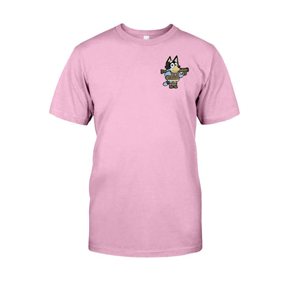 Tactical Dad Bluey T-shirt And Hoodie