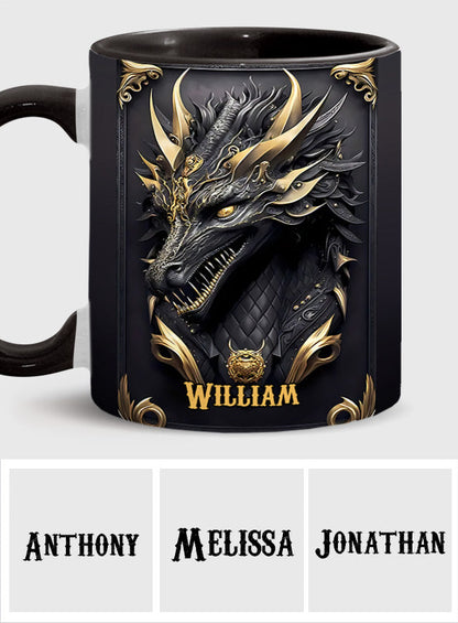Love Dragons - Personalized Dragon Accent Mug