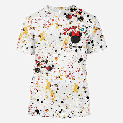 Family Vacation - Personalized Mouse All Over Shirt