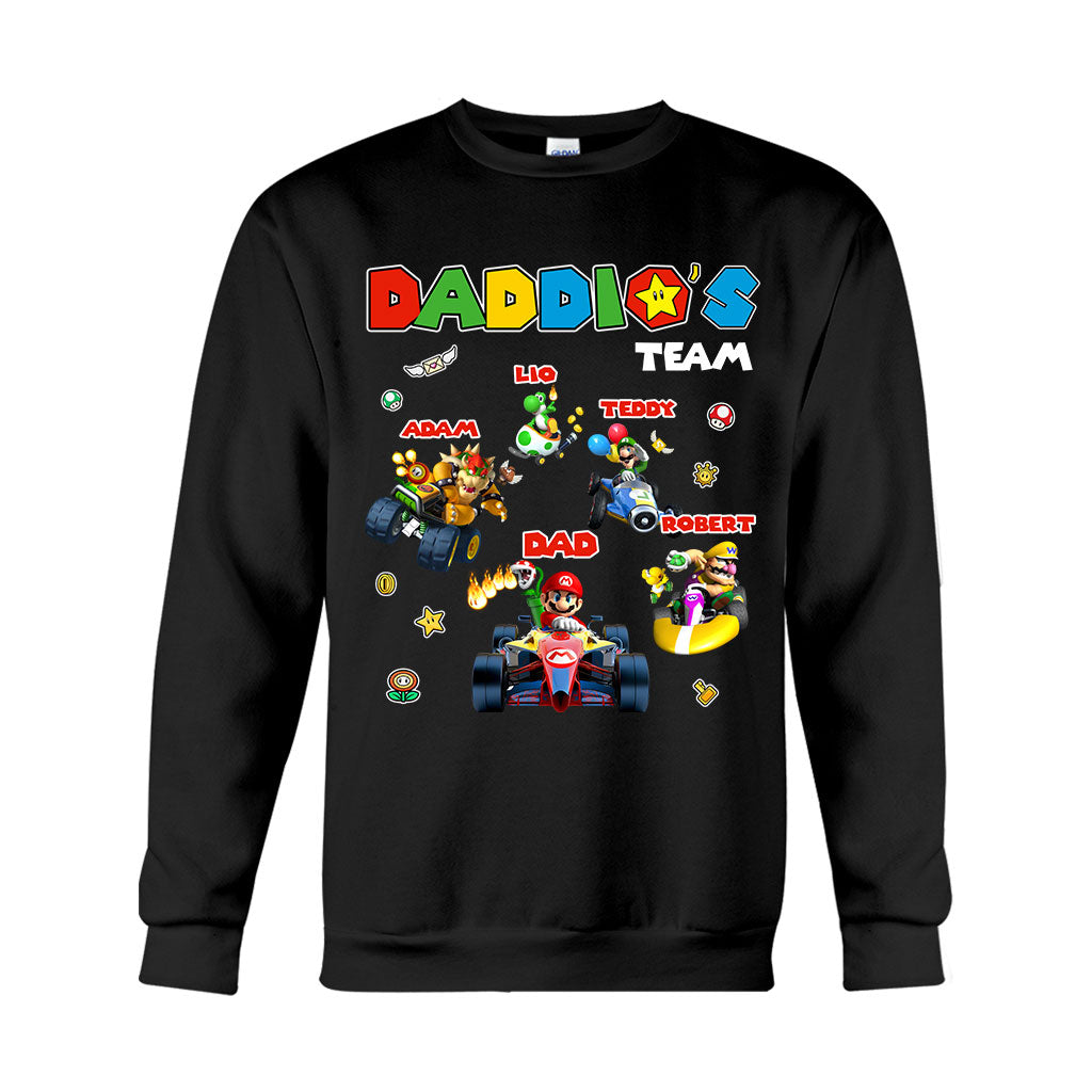 Best Daddio Mario Ever Any Title - Personalized Super Plumber T-shirt And Hoodie