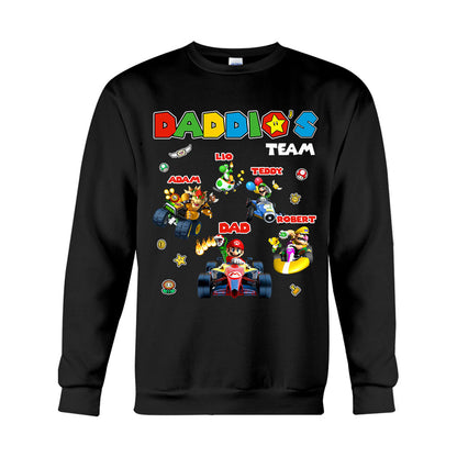 Best Daddio Mario Ever Any Title - Personalized Super Plumber T-shirt And Hoodie