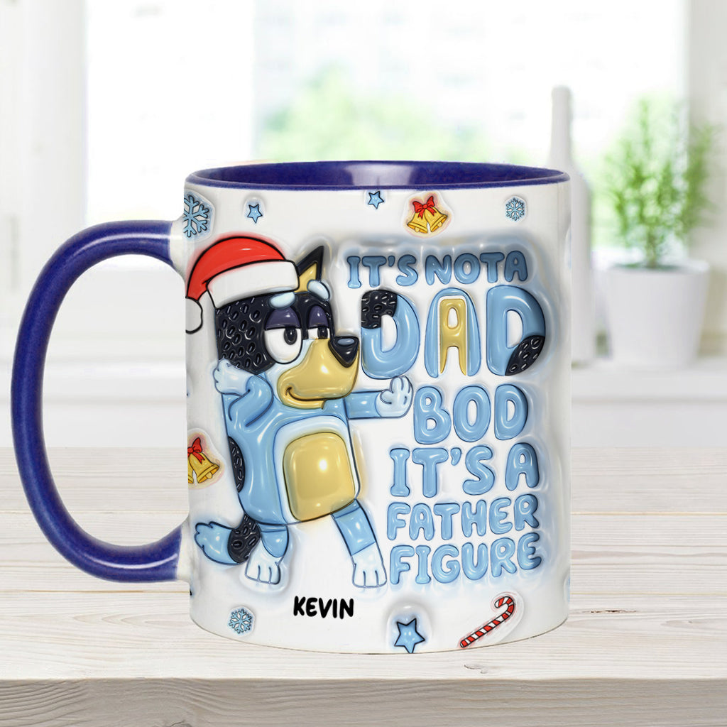 It's Not A Dad Bob - Personalized Father Accent Mug