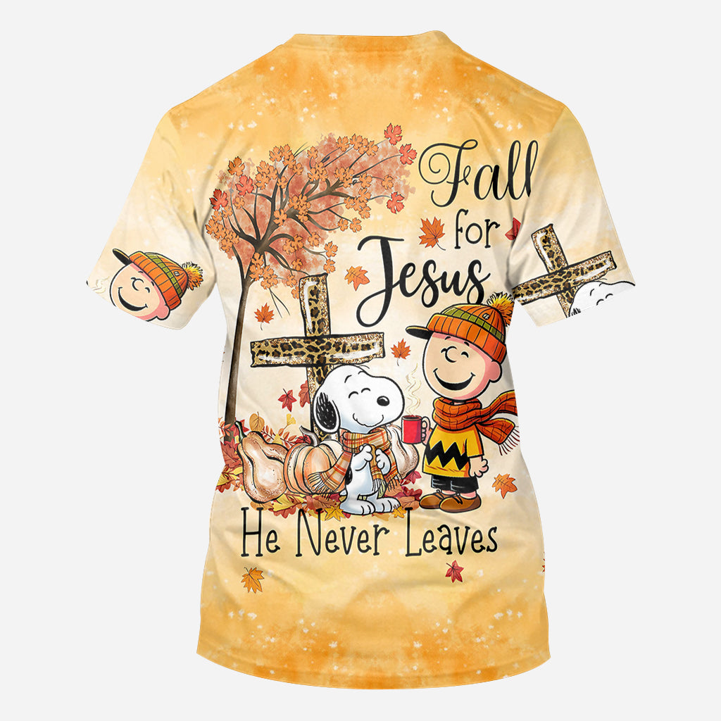 Fall For Jesus - Personalized All Over Shirt