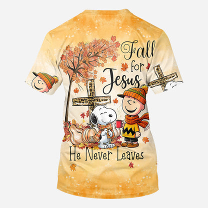 Fall For Jesus - Personalized All Over Shirt
