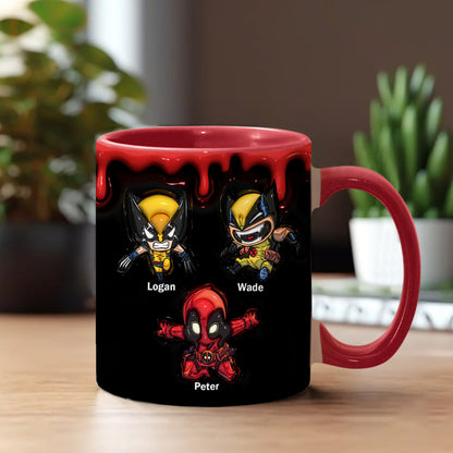Dadpool Personalized Mug - Personalized The Psychopath Accent Mug