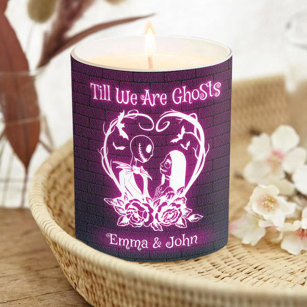 Till We Are Ghosts - Personalized Nightmare Candle With Wooden Lid