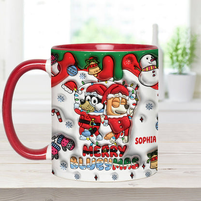 Merry Christmas - Personalized Accent Mug