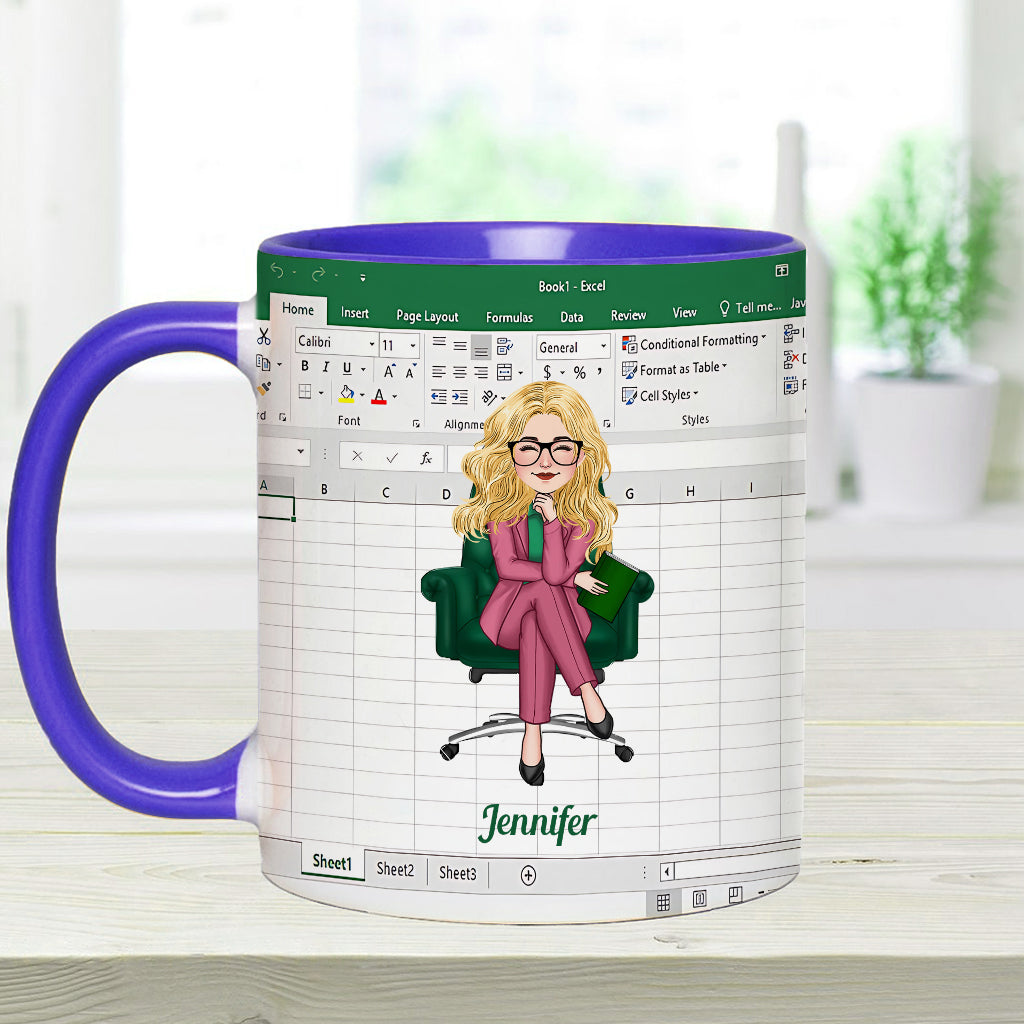 Freak In The Sheet - Personalized Colleague Accent Mug