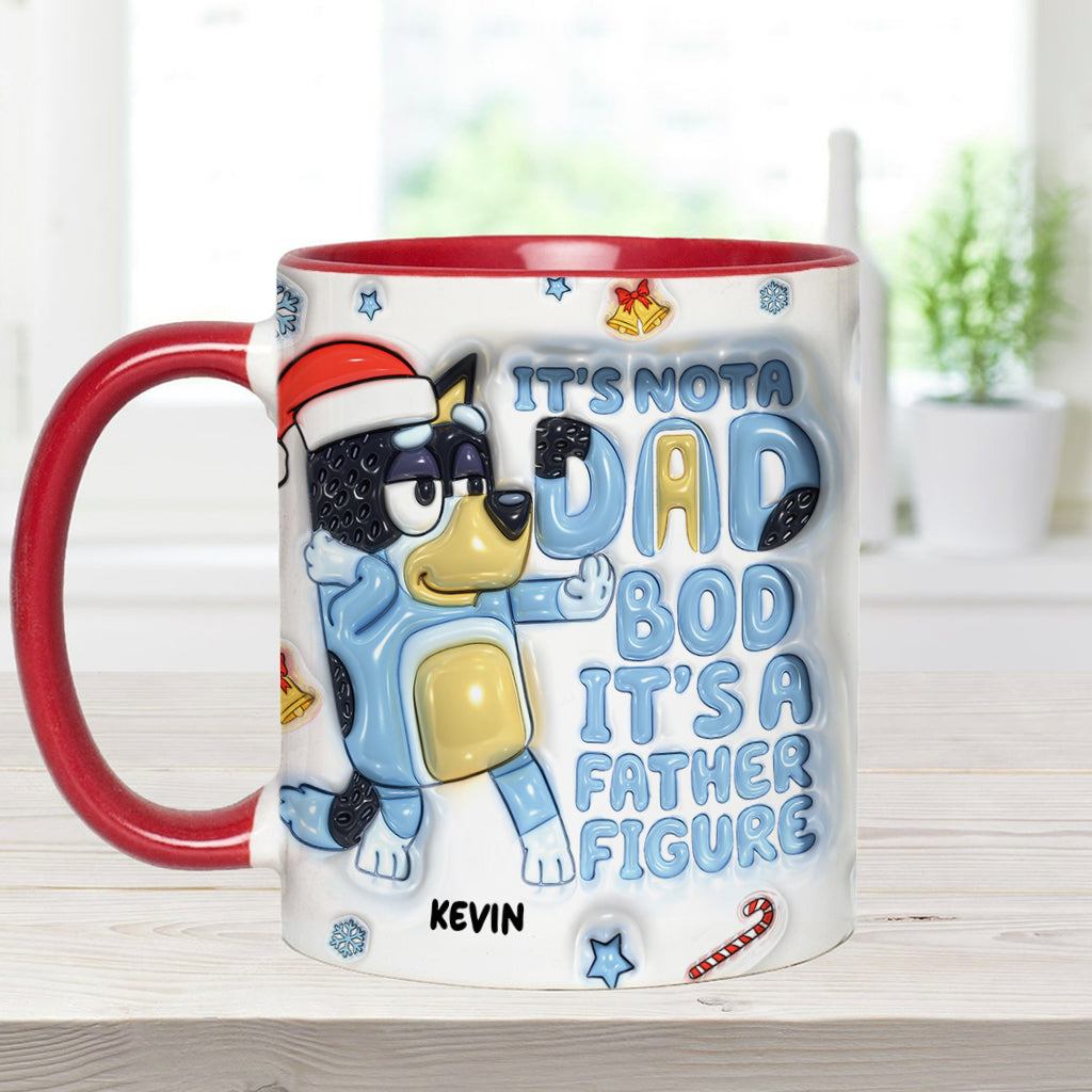 It's Not A Dad Bob - Personalized Father Accent Mug