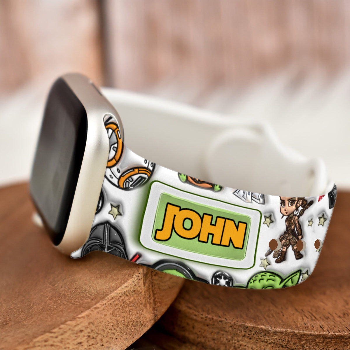 The Galaxy Edge - Personalized The Force Apple Watch Band