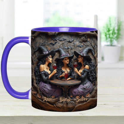 Drink Up Witches - Personalized Bestie Accent Mug
