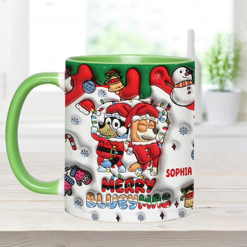 Merry Christmas - Personalized Accent Mug