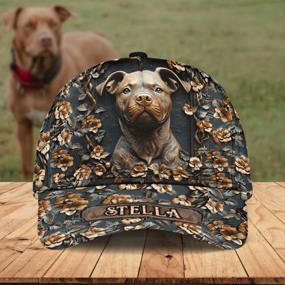 Strong Pitbull - Personalized Dog Classic Cap