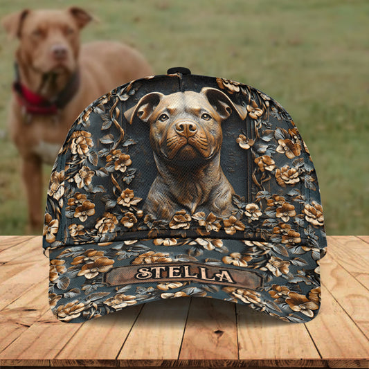 Strong Pitbull - Personalized Dog Classic Cap