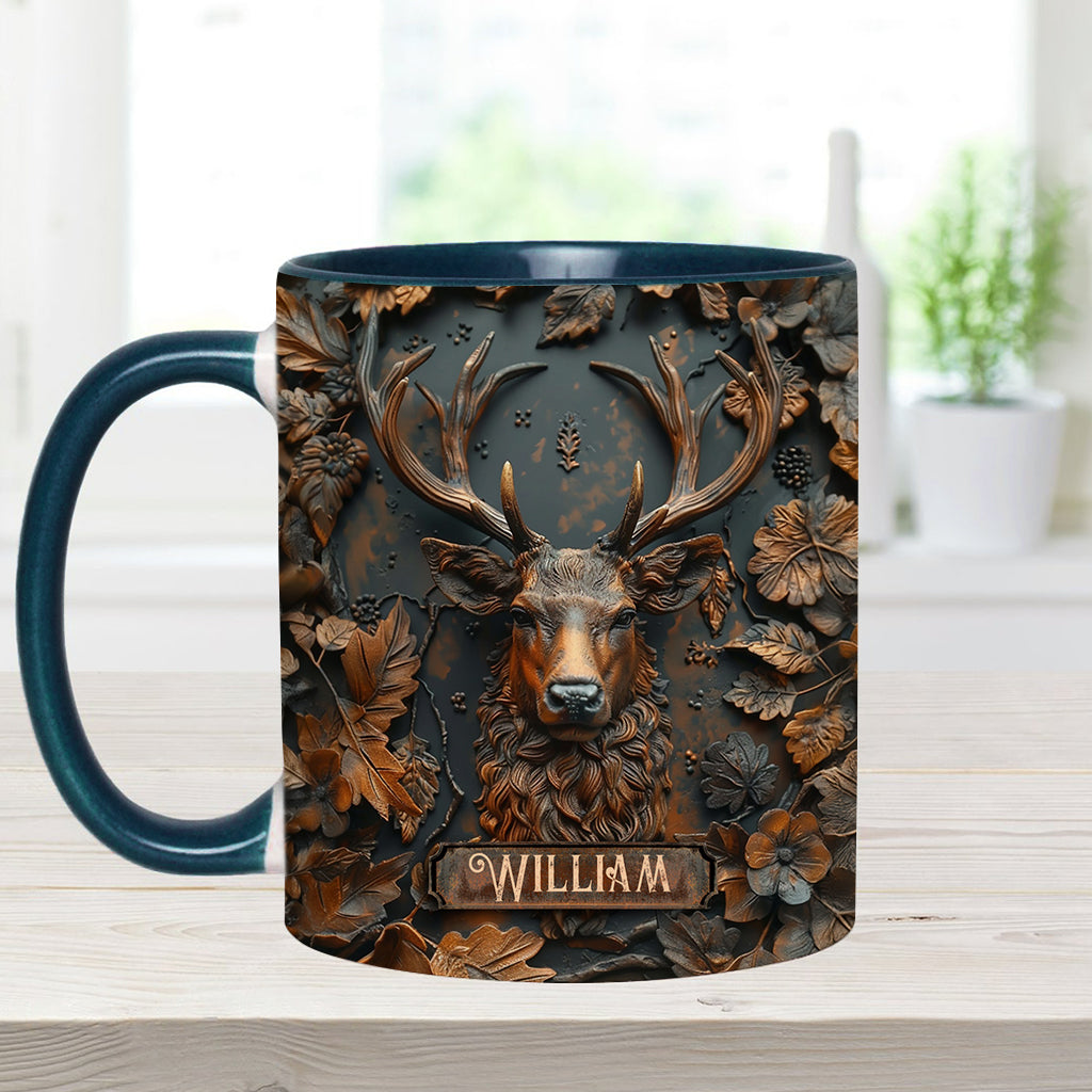 Stunning Deer - Personalized Hunting Accent Mug