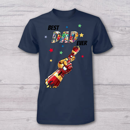 Best Dad Ever I Love You 3000 - Personalized Father T-shirt And Baby Onesie